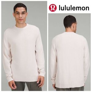 lululemon athletica Men's Light Cream Crewneck Sweater